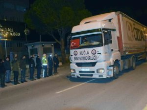 Muğla’dan Deprem Bölgesine 600’üncü Tır