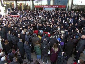 Deniz Baykal İçin Chp Genel Merkezinde Tören Düzenlendi