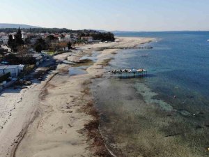 Çanakkale’de Deniz 20 Metre Çekildi