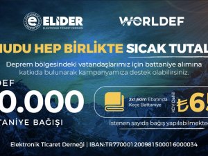 Worldef Ve Eli̇der’den ‘Umudu Sıcak Tutalım’ Kampanyası