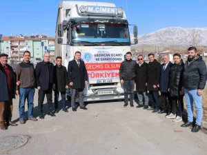 Erzincan Tso’nun 2. Yardım Tırı Yola Çıktı
