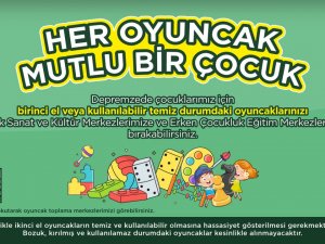 Depremzede Çocuklara Oyuncak Kampanyası