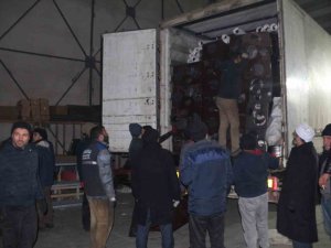 Ağrı’dan Sekizinci Yardım Tırı Afet Bölgesine Gönderildi
