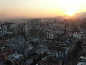 Depremin 10’uncu Gününde Hatay’daki Yıkım Havadan Görüntülendi