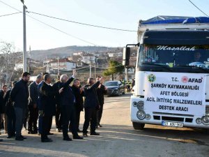 Şarköy’den Deprem Bölgesine Yakacak Odun Desteği