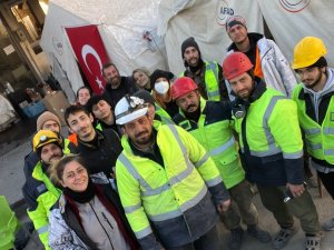 Marmaris Arama Kurtarma Ekibi Deprem Bölgesinde Çalışmaya Devam Ediyor