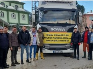 Simavlı Dernekten Deprem Bölgesine Yakacak Desteği