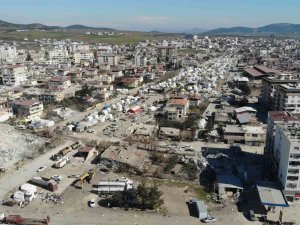 Depremlerde En Fazla Hasar Alan İlçelerin Başında Gelen Nurdağı, Havadan Görüntülendi