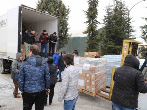 Eso Deprem Bölgesine 51 Tırla 30 Milyon Liralık Yardım Gönderdi