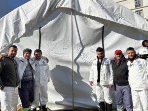 Madenciler Kaldıklara Çadıra Not Yazarak Ayrıldılar