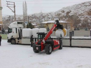 Deprem Bölgesindeki Besiciler Unutulmadı