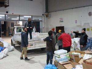 Yardımların Depremzedelere Ulaştırılması İçin ’Yardım Koordinasyon Deposu’ Oluşturuldu
