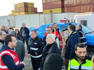 Bilecik Belediye Başkan V. Melek Mızrak Subaşı Deprem Bölgesinde