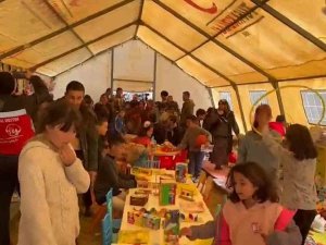 Depremzede Çocukların Mutlu Olduğu Anlar