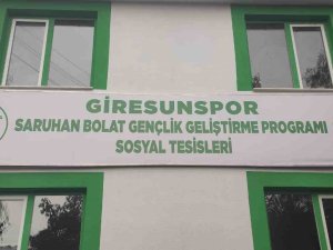 Giresunspor, Altyapı Tesislerine Saruhan Bolat’ın Adını Verdi