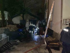 Aksaray’da Odunluk Yangını Korkuttu