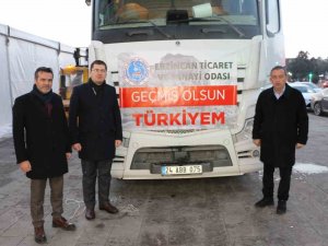 Erzincan Tso’nun 3’ncü Yardım Tırı Yola Çıktı