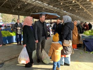 Pursaklar Belediyesi’nden İlçedeki Afetzedelere Ziyaret
