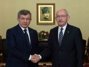 Chp Lideri Kılıçdaroğlu Gelecek Partisi Lideri Ahmet Davutoğlu’nu Ağırladı