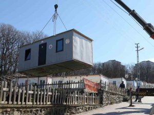 Atakum Hobi Bahçesi’ndeki Konteynerler Deprem Bölgesine Gönderildi