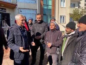 Tahmazoğlu, Yan Yattı Denilen Konutları Ziyaret Etti