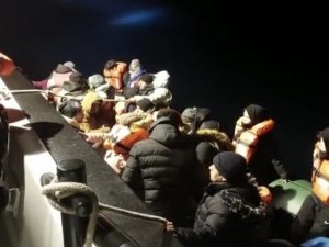 Ezine Açıklarında 45 Kaçak Göçmen Yakalandı