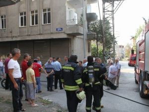 Samsun’da Ev Yangını Korkuttu