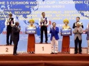 Milli Bilardocu Tayfun Taşdemir Dünya Kupası Şampiyonu Oldu