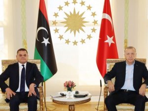 Cumhurbaşkanı Erdoğan, Libya Başbakanı Abdülhamid Dibeybe’yi Kabul Etti
