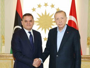 Cumhurbaşkanı Erdoğan, Libya Başbakanı Abdülhamid Dibeybe’yi Kabul Etti