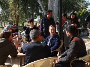 Rektör Hotar’dan Depremzede Misafirlere Ziyaret