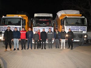 Biga’nın Yardımları Ulaşmaya Devam Ediyor