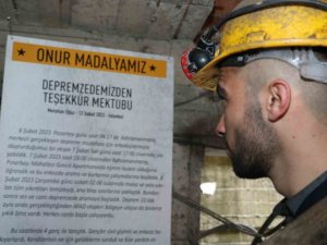 Madenciler Teşekkür Mektubunu “Onur Madalyası” Diye Kömür Ocağının Girişine Astı