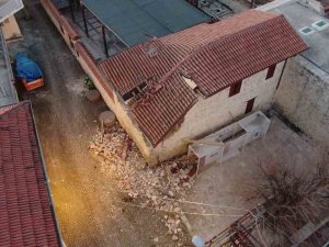 Hatay’da Tarihi ‘Zeytin Ve Zeytinyağı Müzesi’ Depremde Hasar Aldı