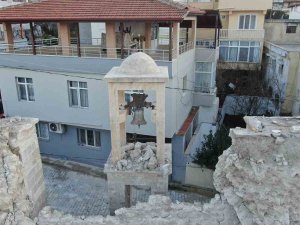 Hatay’da 700 Yıllık Meryem Ana Ortodoks Kilisesi Depremde Yıkıldı