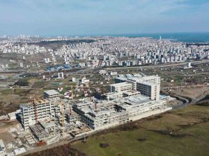 Samsun Şehir Hastanesi’nin Kaba İnşaatı Bitmek Üzere