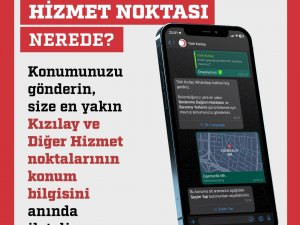 Kızılay’dan “Deprem Bölgesinde En Yakın Kızılay Hizmet Noktası Nerede” Uygulaması