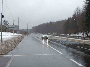 Bolu Dağı’nda Kar Yağışı Etkili Oluyor