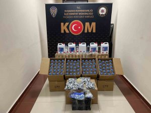 Kuşadası’nda Kaçak İçki Operasyonu