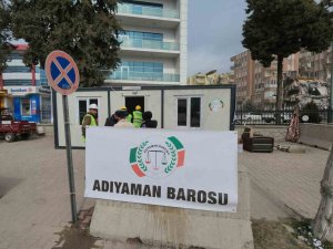 Depremzedelere Konteynerde Hukuk Hizmeti
