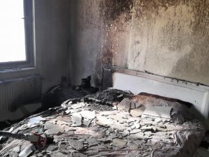 Burdur’da Evde Çıkan Yangında 1 Kişi Dumandan Etkilendi