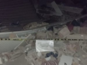 Hatay’daki Depremde Osmaniye’deki Boş Bir Bina Çöktü