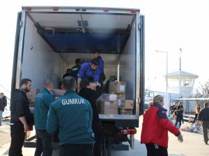 Rodos, Depremzedeler İçin Üçüncü Kez Feribot Dolusu Yardım Yolladı