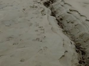 Elazığ’da Fay Hattındaki Zemin Sıvılaşması Böyle Görüntülendi