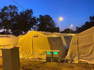 Osmaniye’de Çadır Kentlere Enerji Sağlandı