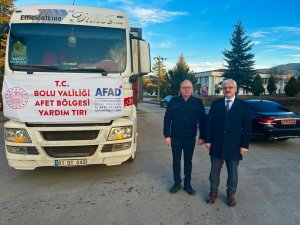 Bolu’dan Elbistan’a 26 Konteyner Gönderildi