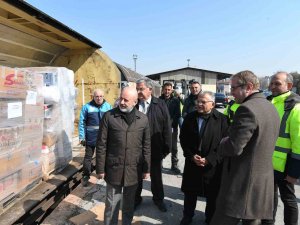 Başkan Büyükkılıç, Tren Garı’ndaki Yardım Çalışmaları Hakkında İnceleme Yaptı