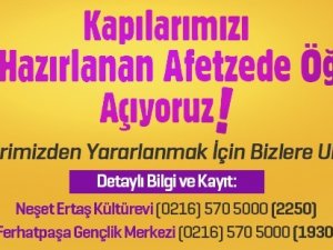 Ataşehir Belediyesi’nden Depremzede Öğrencilere Eğitim Desteği