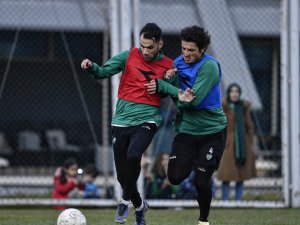 Bursaspor Çift İdman Yaptı