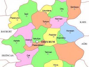 Erzurum İlçe Nüfusları Açıklandı